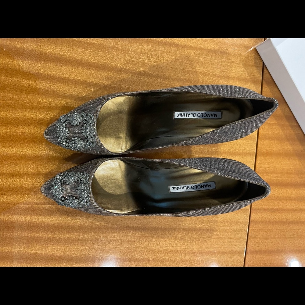 MANOLO BLAHNIK
Hangisi Glitter 70 Size 42